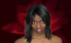 <Ebony has a nice smile>