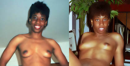 Michele has a very taught body